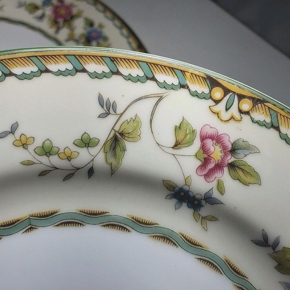 (M) Noritake China Pecos 2 Dinner Plates 9.75" and 2 Salad Plates 8.75" Lot of 4 - Picture 6 of 16